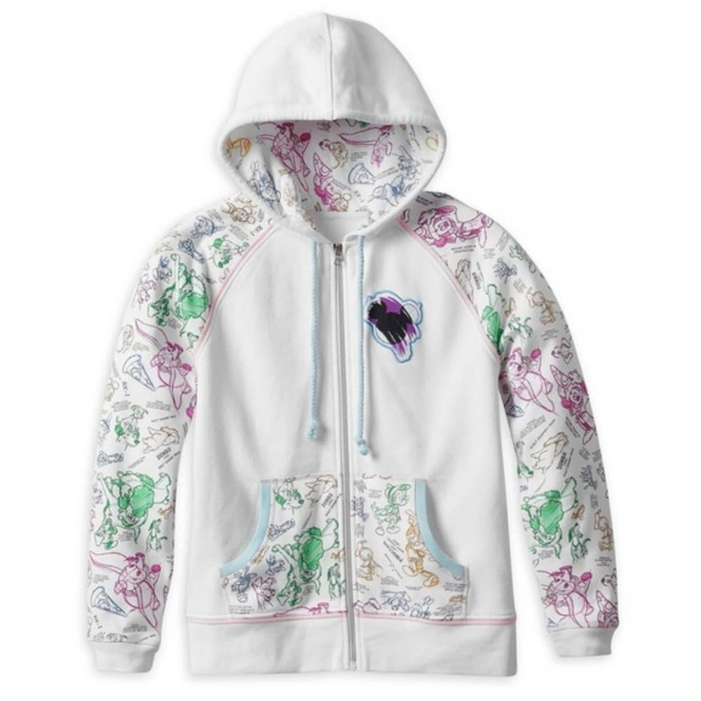 Disney Parks Ink & Paint Zip Up Hoodie